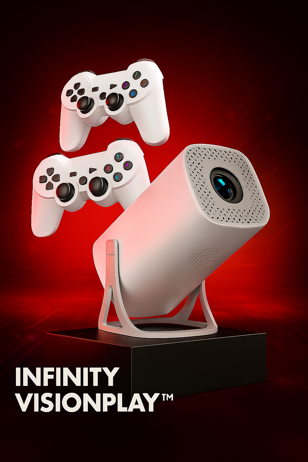 INFINITY VISIONPLAY™ - Przenośny Projektor Do Filmów i Gier